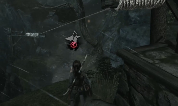 古墓丽影怎么到瀑布顶端