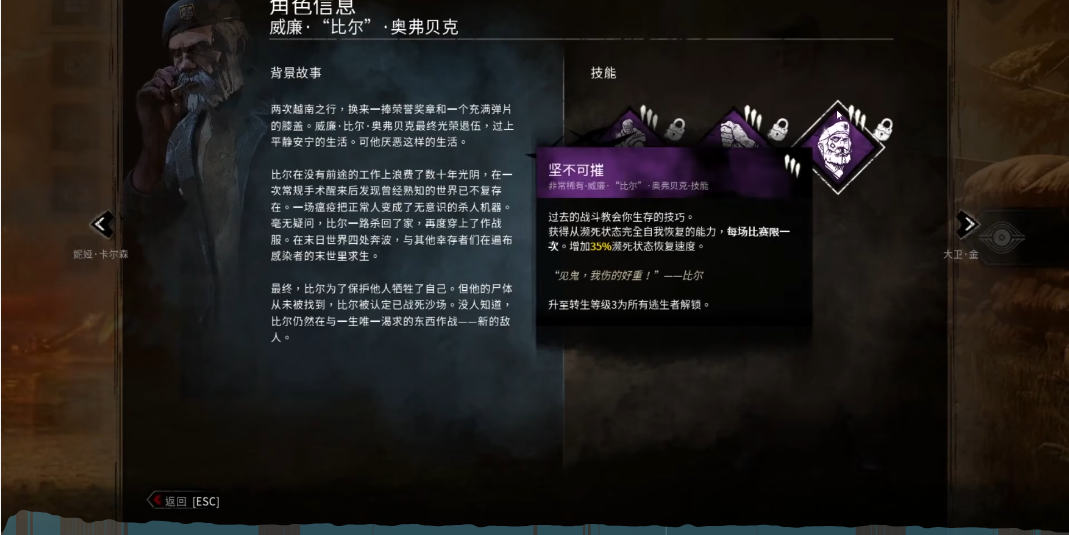 黎明杀机老头怎么样