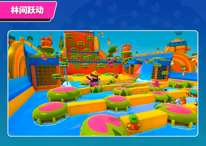 糖豆人林间跃动怎么过 糖豆人林间跃动怎么过