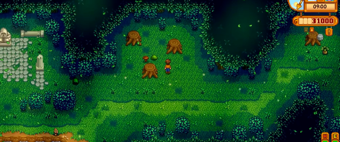 星露谷物语秘密森林在哪里