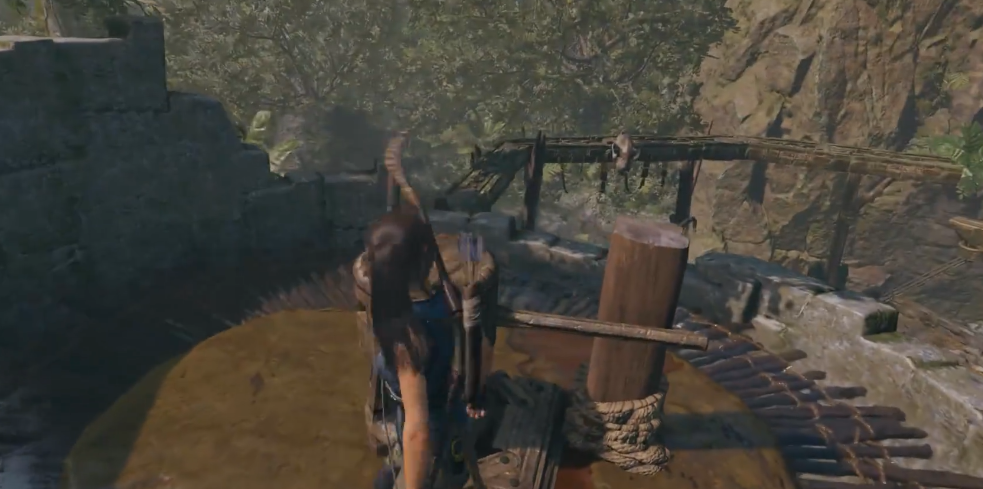 古墓丽影崛起怎么过断桥