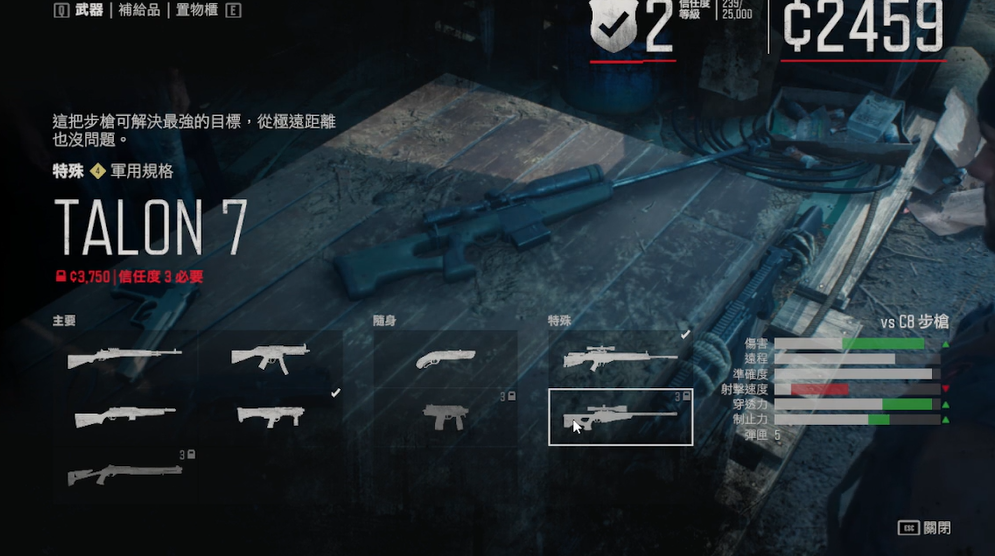 往日不再怎么升级武器装备