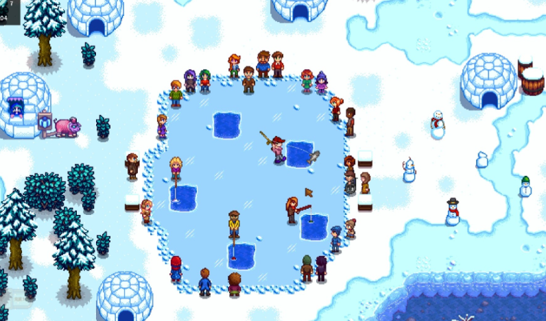 星露谷物语冰雪节在哪里举行