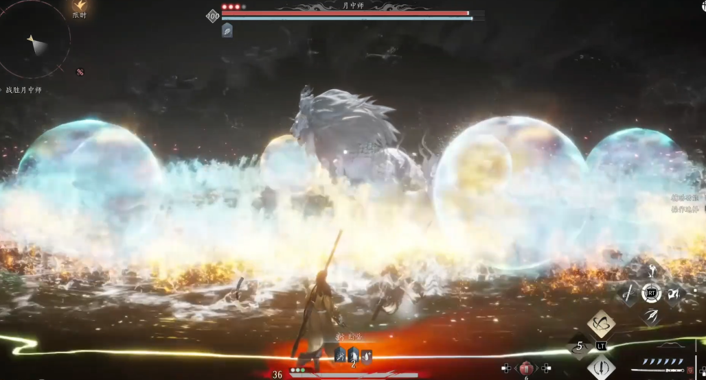 燕云十六声月中狮怎么打