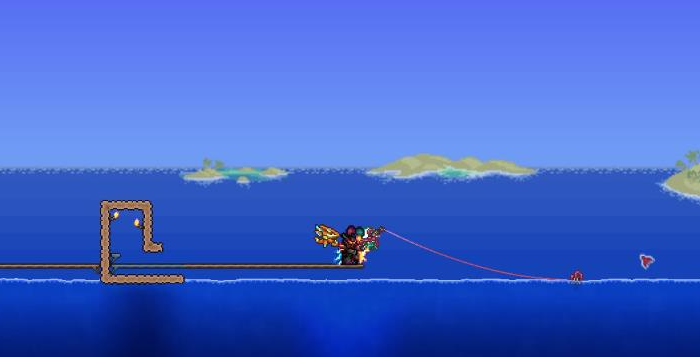 泰拉瑞亚神圣之地怎么钓鱼