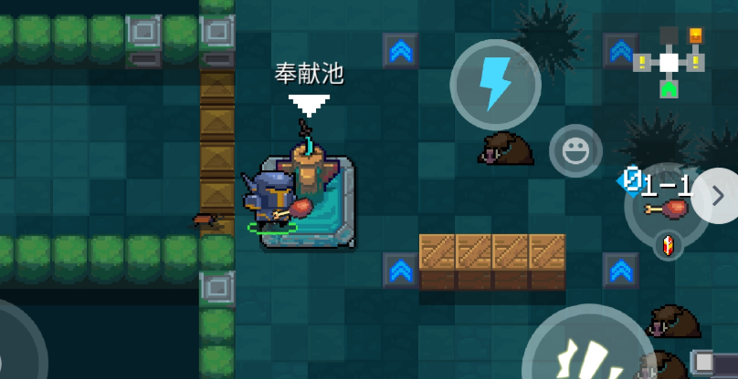 元气骑士森林奉献池有什么用 元气骑士森林奉献池有什么用