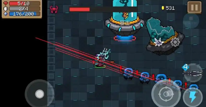 元气骑士镭射幽浮怎么打