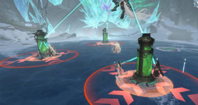 逆水寒手游冰川雪雕怎么打