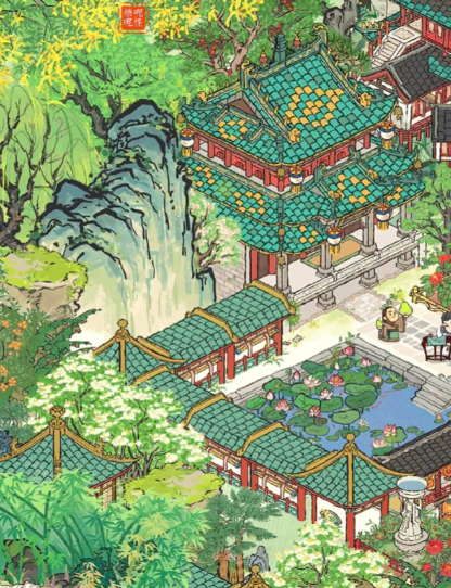 江南百景图哪里有荷花